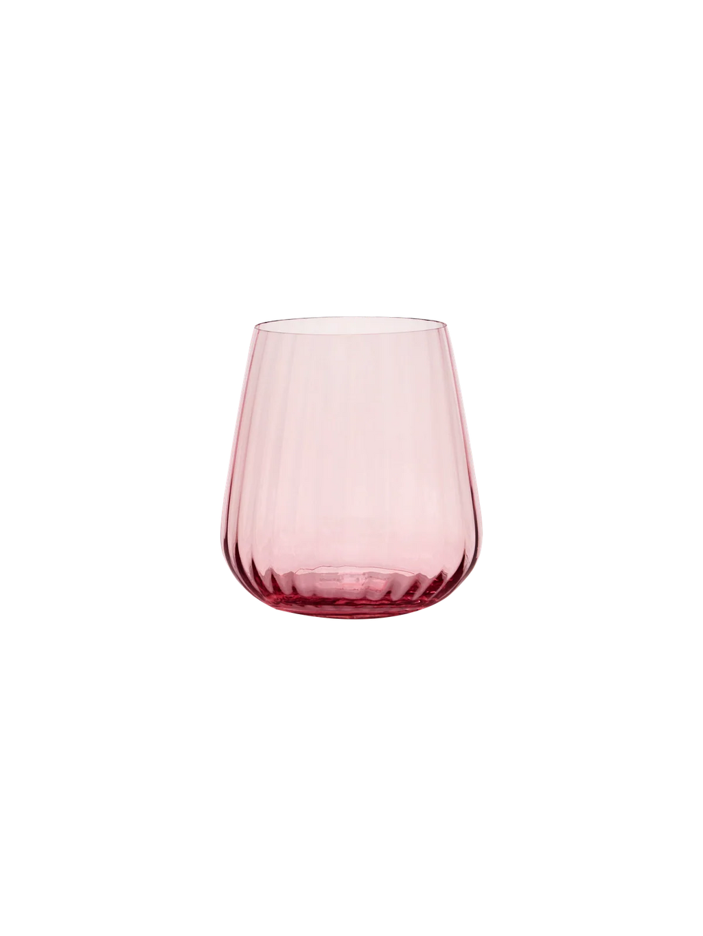 Short Glass Positano Pink