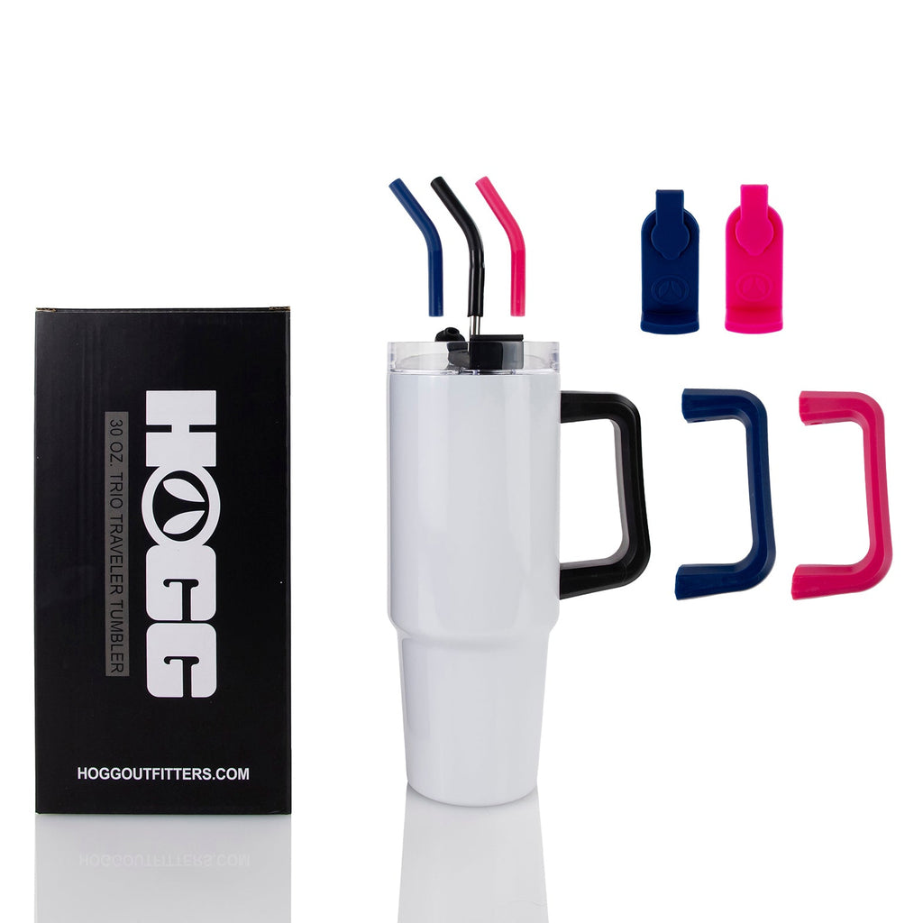 30oz Sublimatable Trio Traveler Tumbler