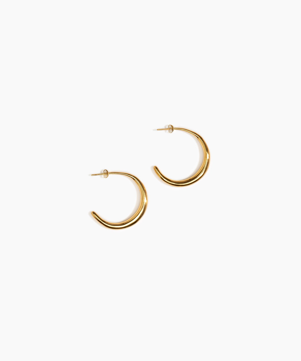 Large Liquid Hoop Earrings