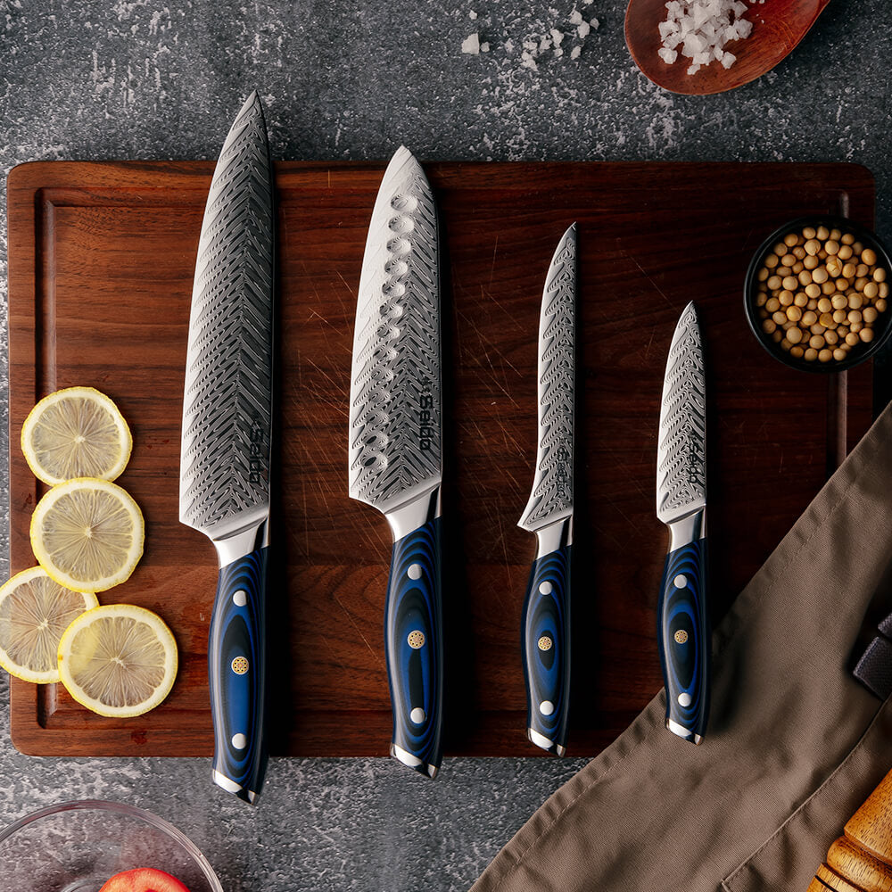 Kanpeki Damascus Knife Set