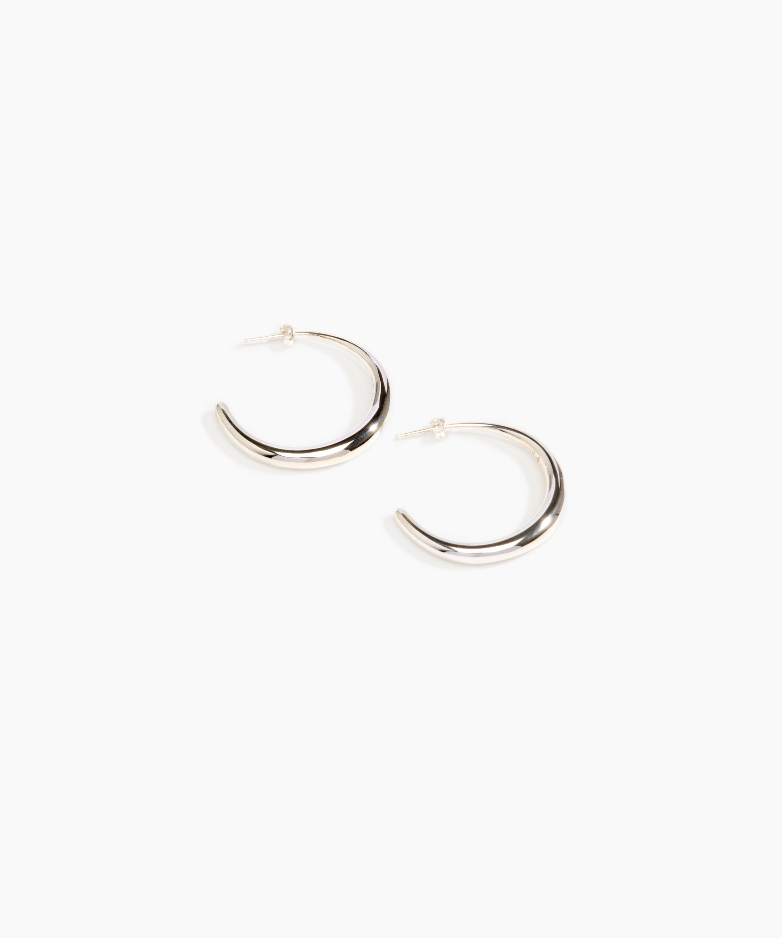 Large Liquid Hoop Earrings
