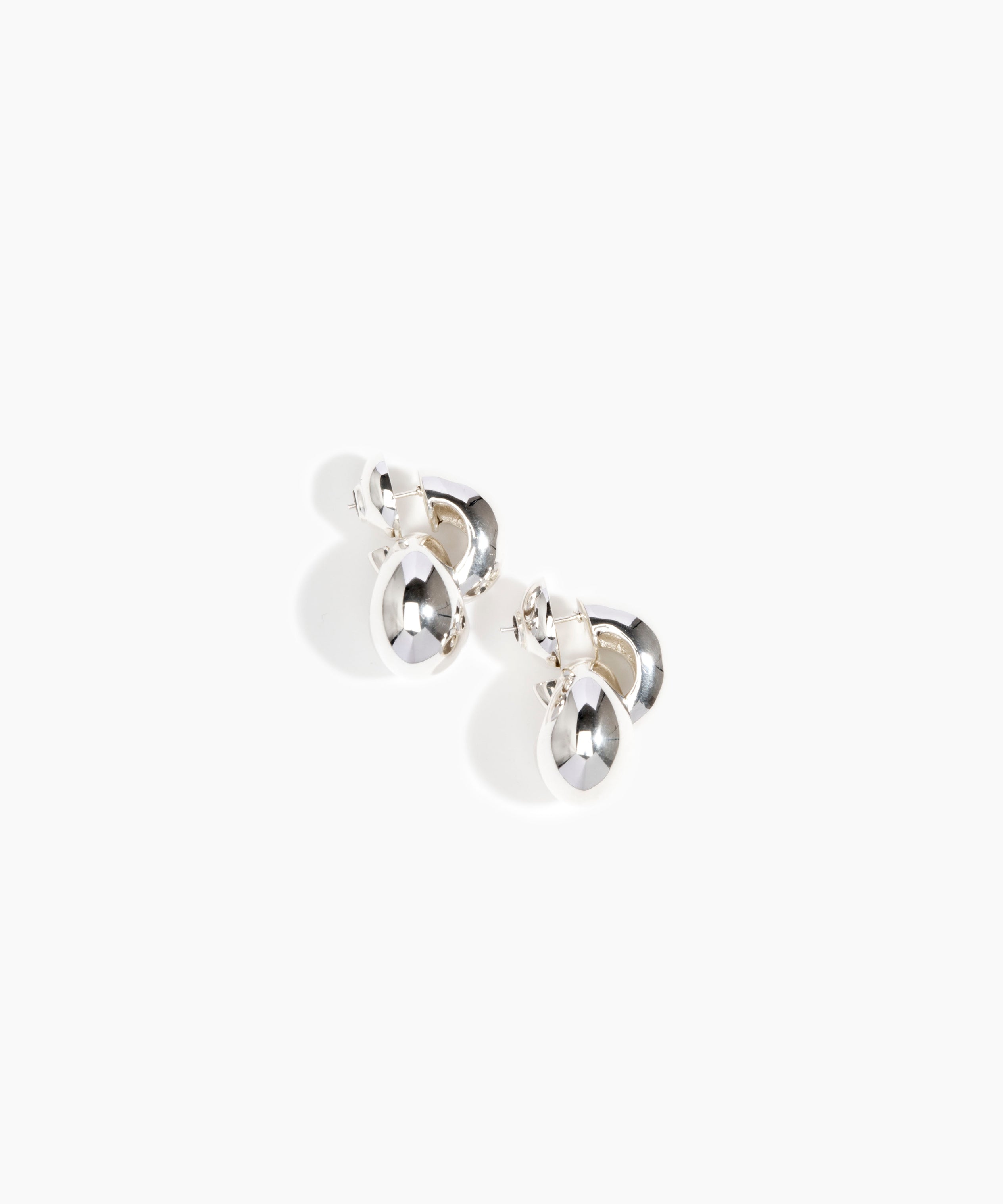 Double-Linked Chifferi Hoop Earrings