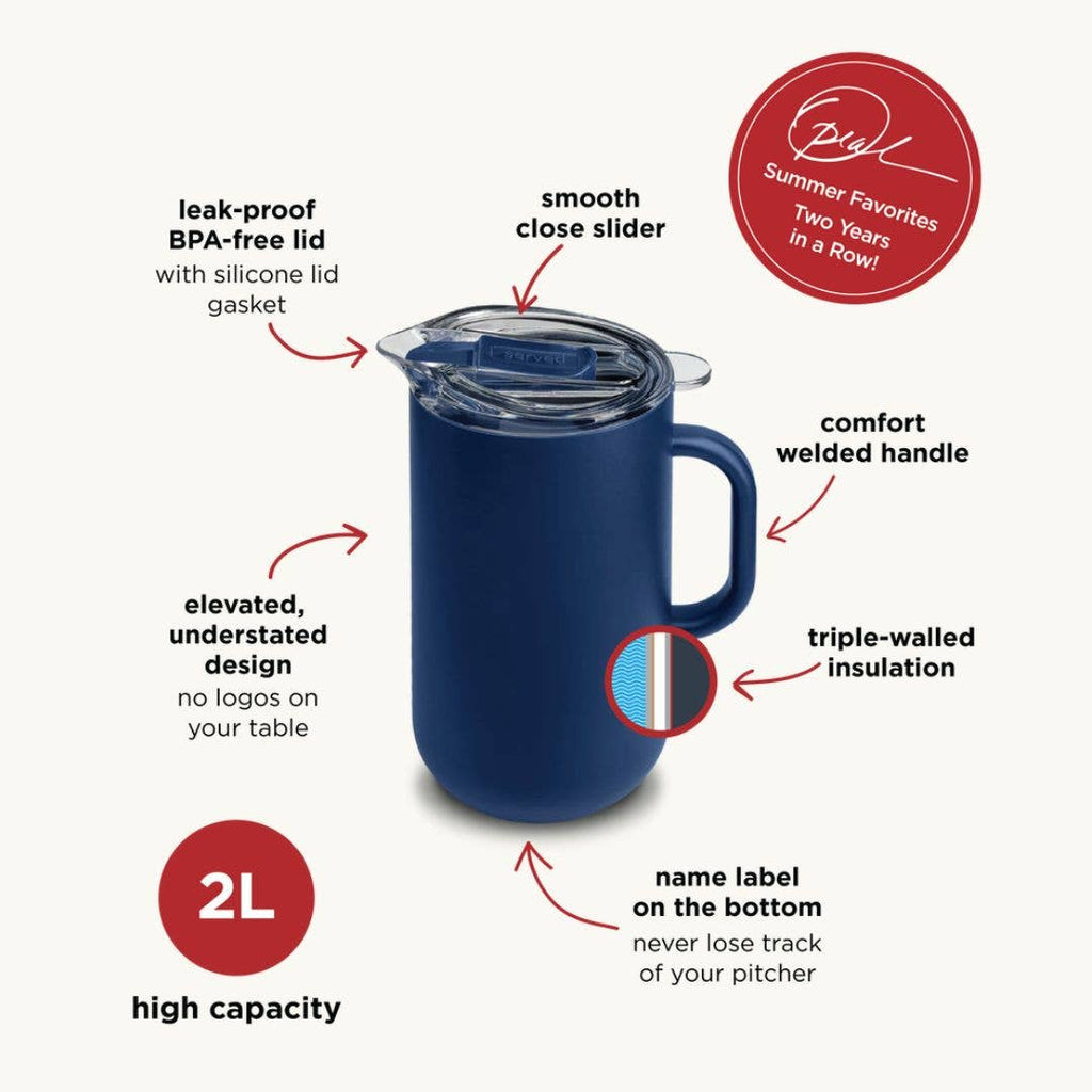 Vacuum-Insulated 2-Liter Pitcher in Bone