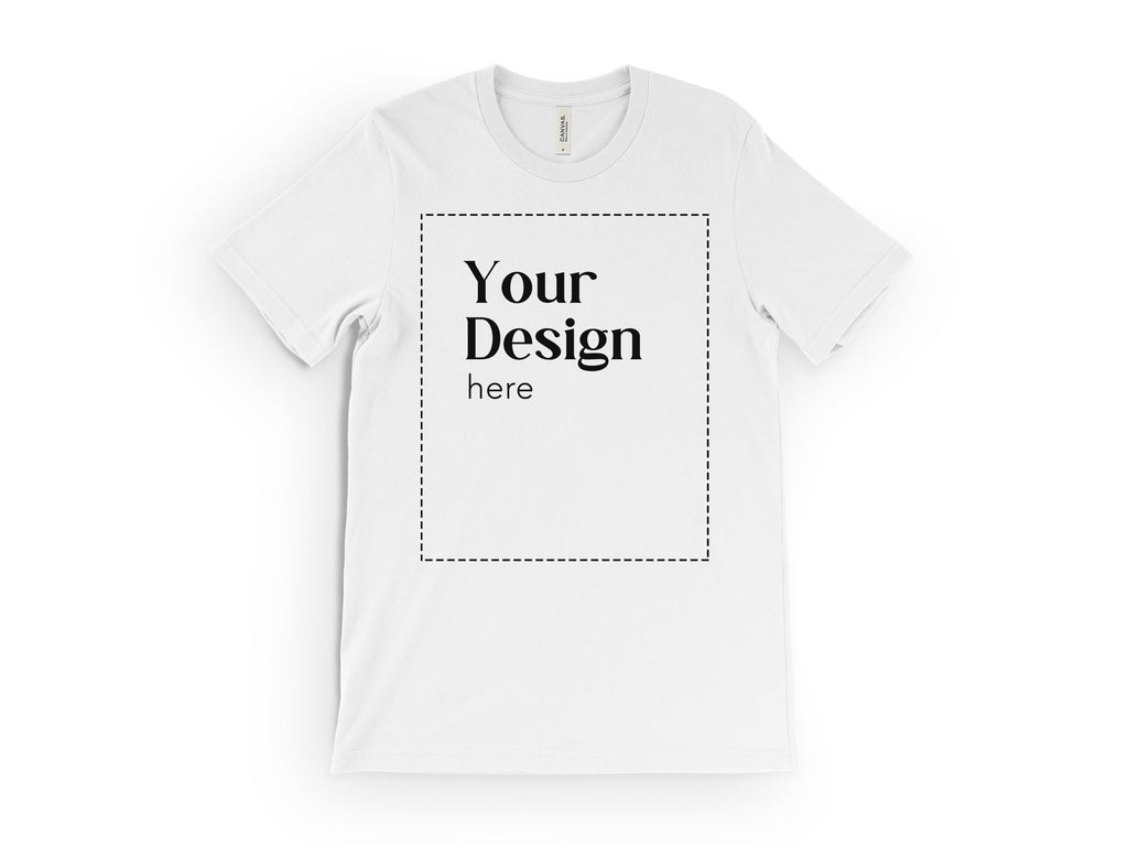 DTG Bella Canvas T-Shirt - White - Adult