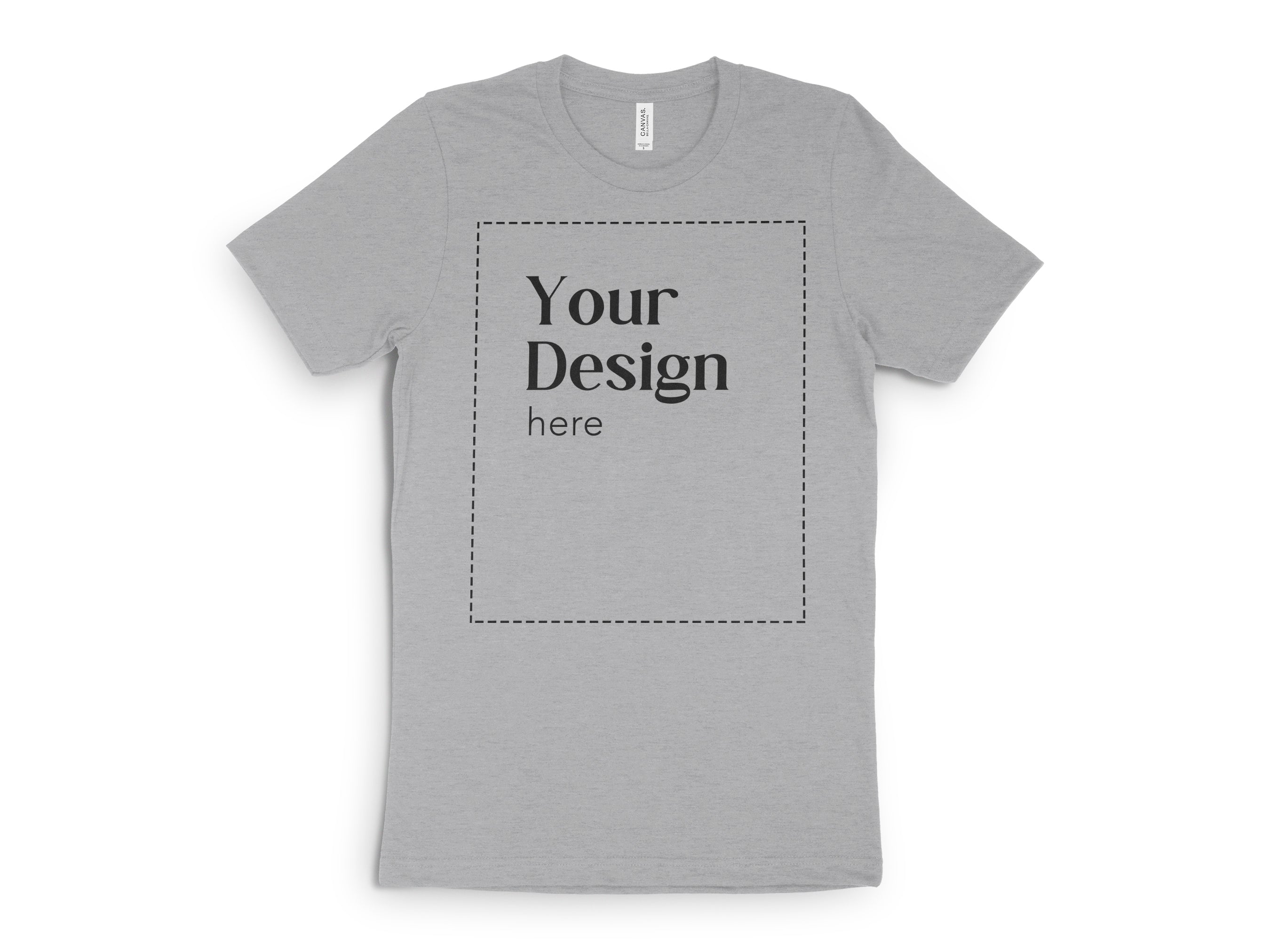 DTG Bella Canvas T-Shirt - Athletic Heather - Adult
