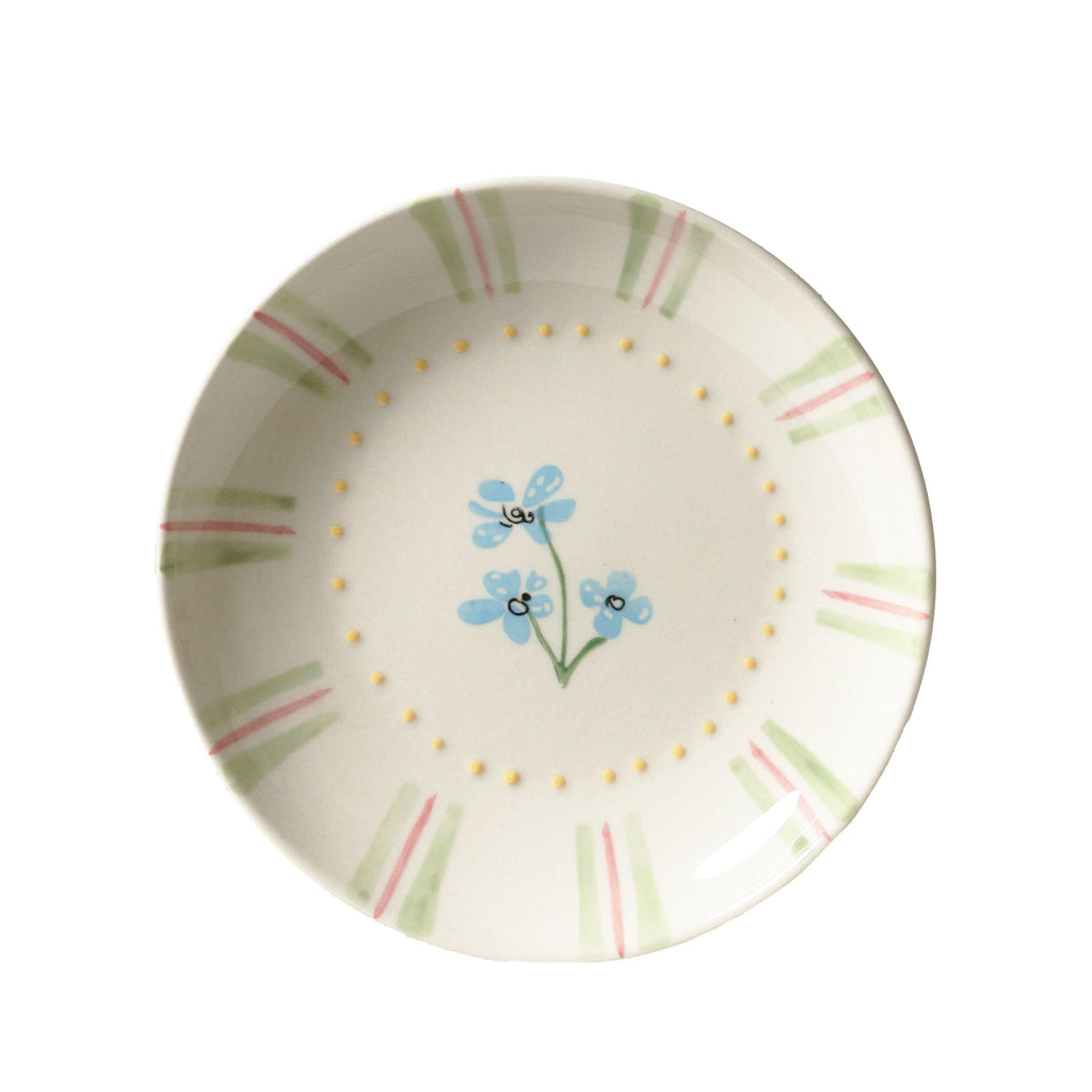 Set of June's Garden Side Plates / Forget Me Not