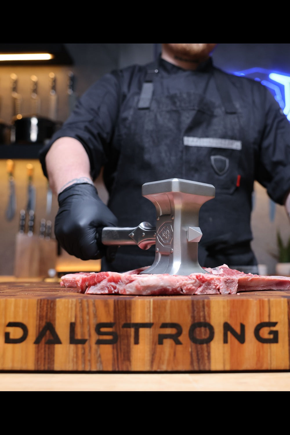 Meat Tenderizer 15" | Dual Sided, Heavy Duty & Extra-Large Hammer | Dalstrong ©