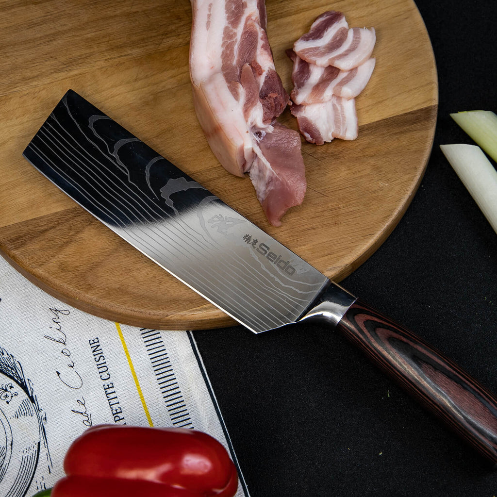 9-Piece Master Chef Knife Set With Block