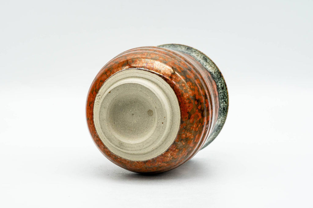 Japanese Teacup - Red Speckled Hare's Fur Glazed Yunomi - 160ml