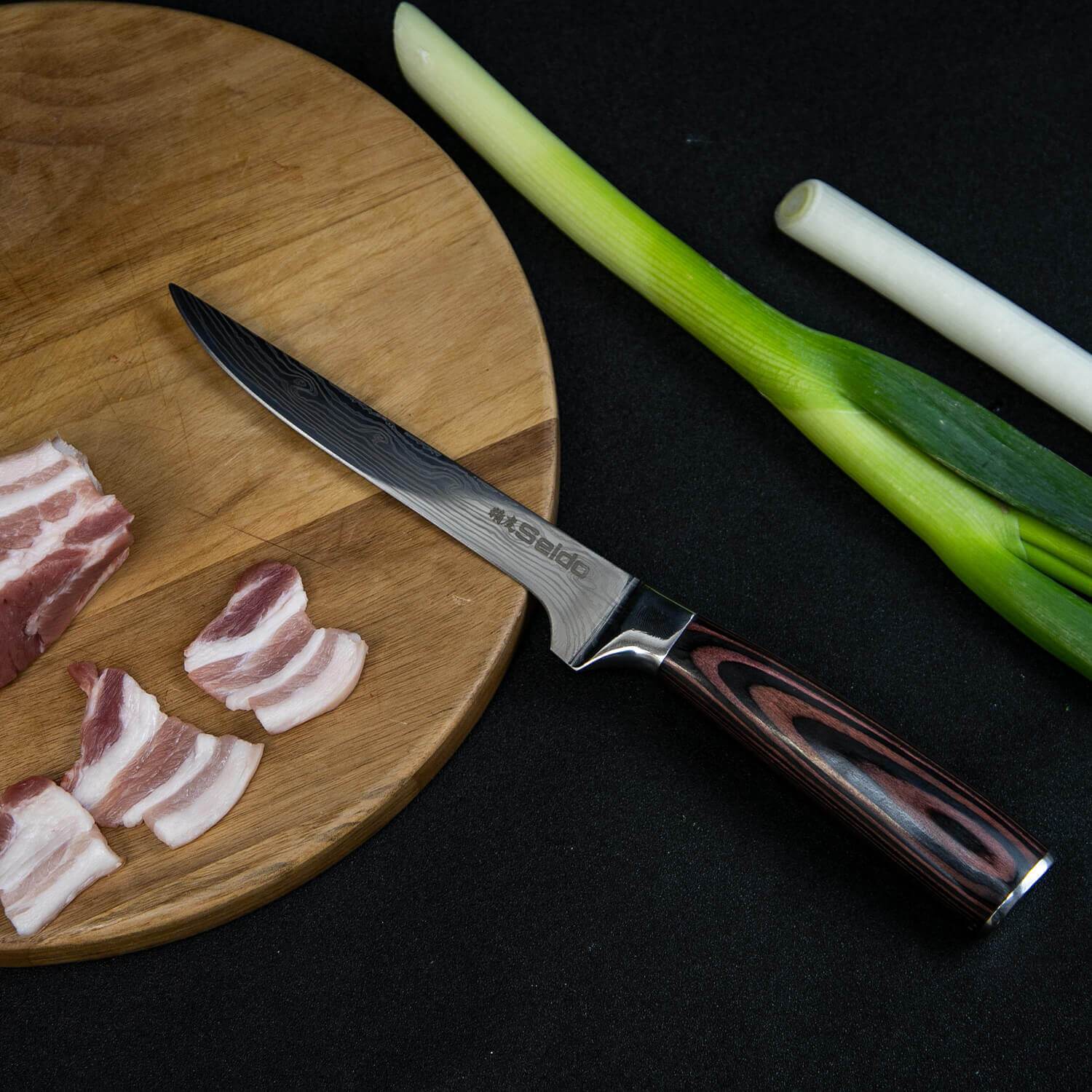 Professional Chef Knife Set with Roll-up Knife Bag