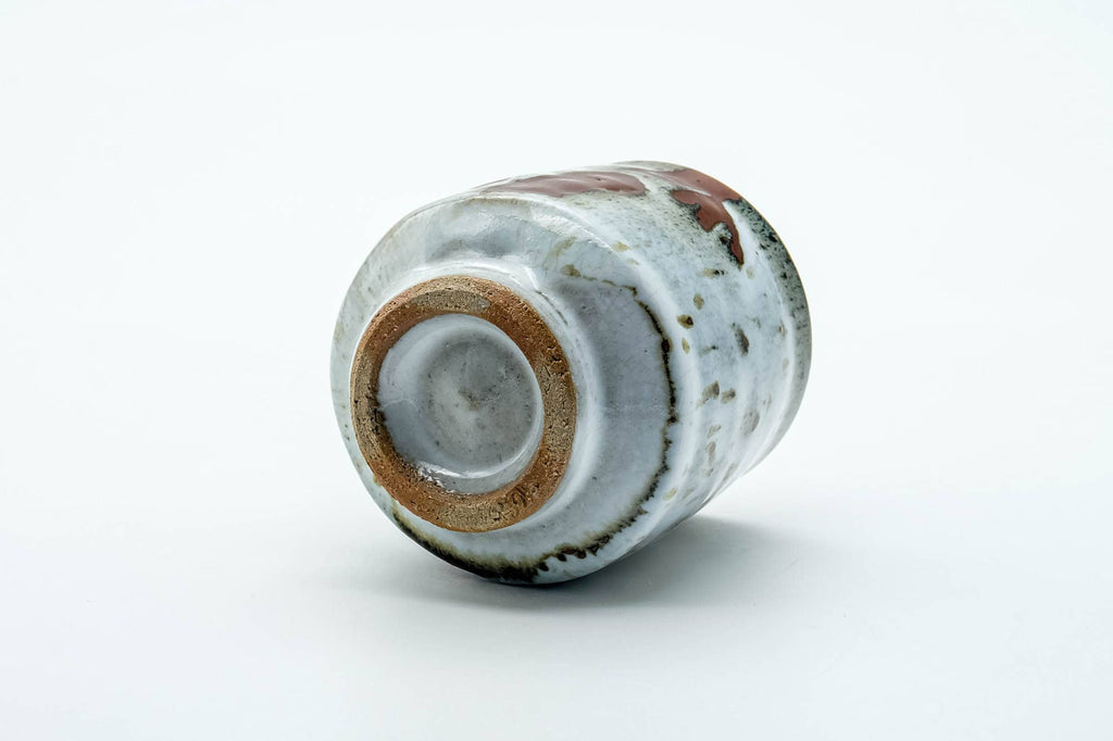 Japanese Teacup - Milky White Drip-Glazed Yunomi - 120ml