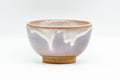 Japanese Teacup - Purple White Drip-Glazed Hagi-yaki Yunomi - 100ml