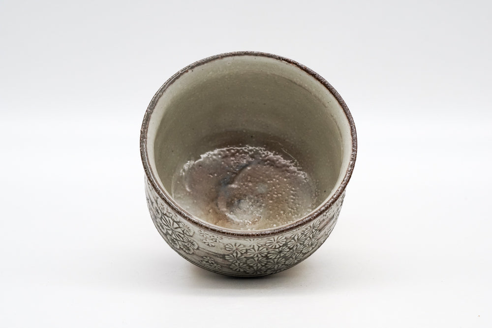 Floral Kohiki Mishima Teacup - 150ml