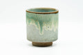 Japanese Teacup - Green Drip-Glazed Agano-yaki Yunomi - 160ml