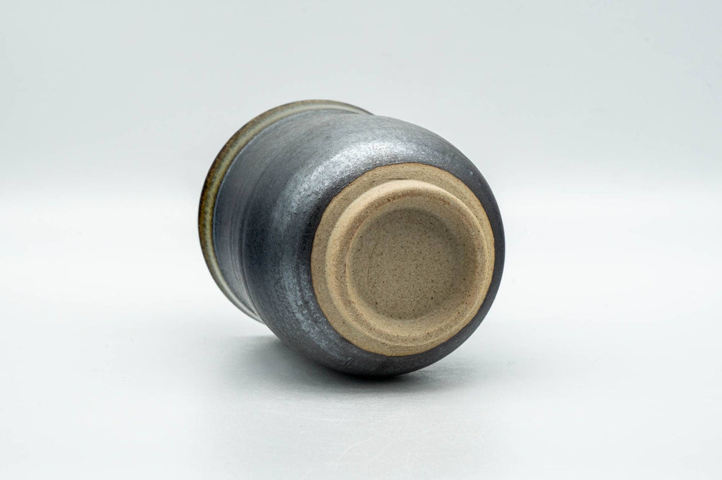 Japanese Teacup - Metallic Olive Green Glazed Yunomi - 220ml