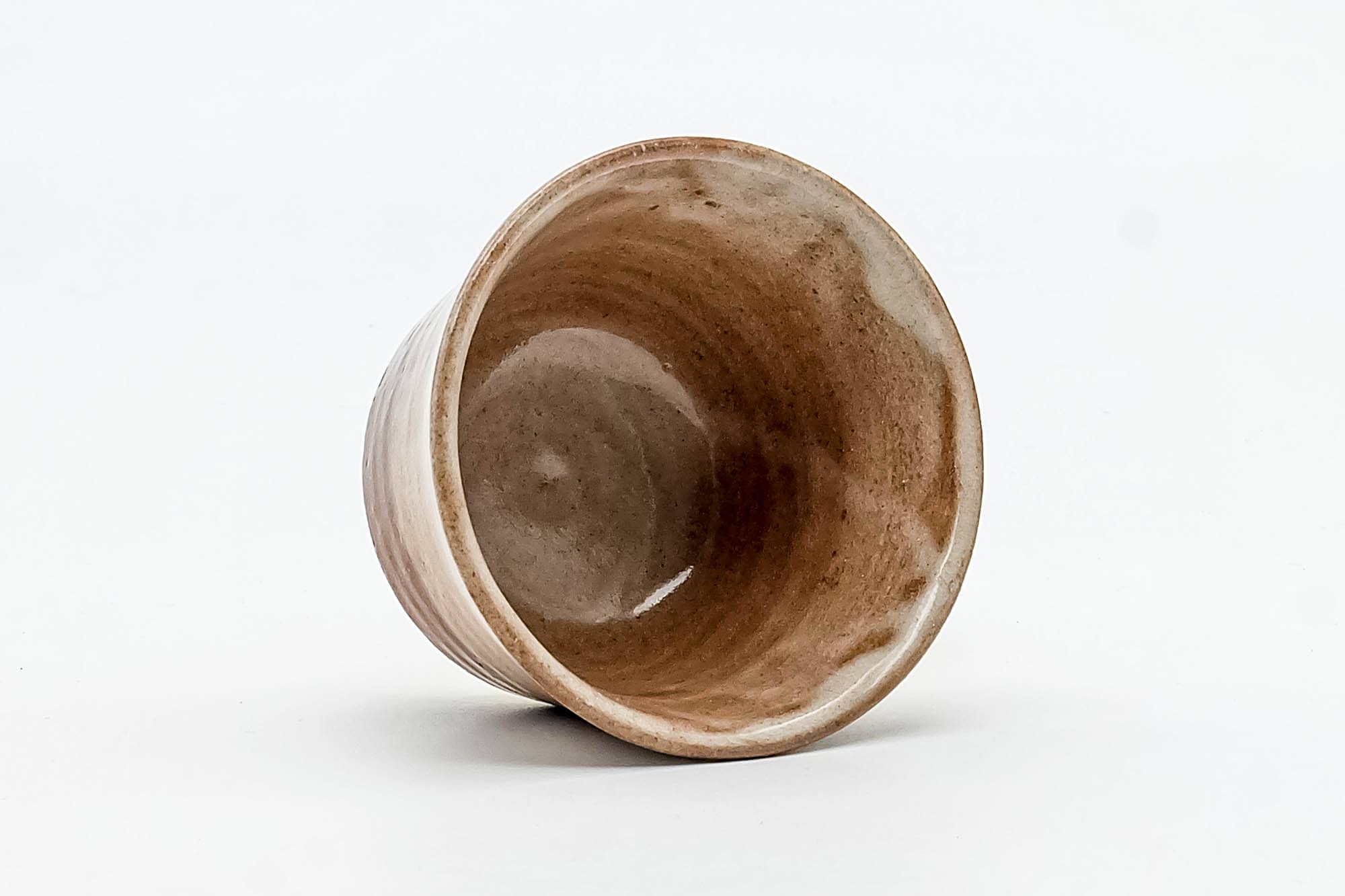Japanese Teacup - Beige Milky Glazed Hagi-yaki Yunomi - 90ml