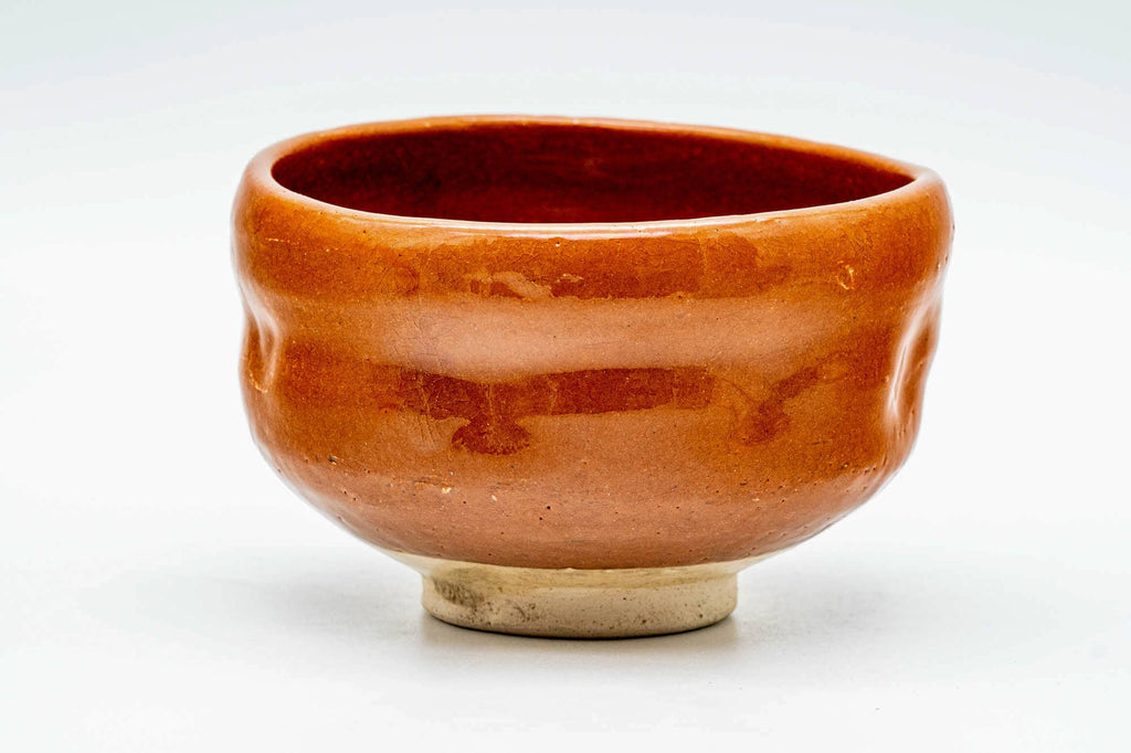 Japanese Matcha Bowl - 尾州 七郎治 Owari Shichiroji - Aka-Raku Tokoname-yaki Chawan - 250ml