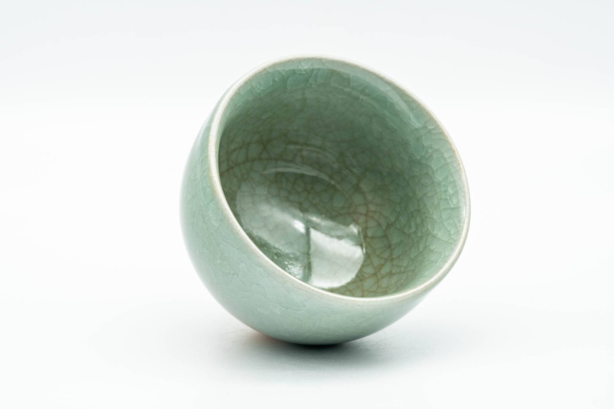 Japanese Teacup - Mint Green Celadon Glazed Yunomi - 130ml