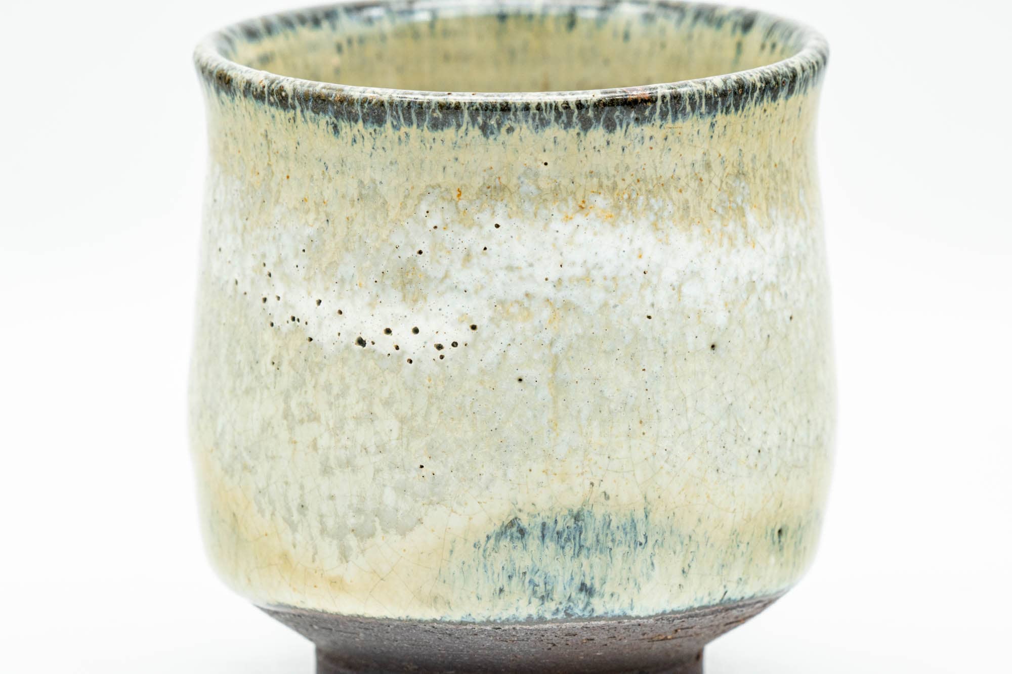 Japanese Teacup - Beige Hare's Fur Glazed Yunomi - 120ml
