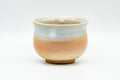 Japanese Teacup - 天鵬山 Tsubaki Kiln - Beige White Glazed Hagi-yaki Yunomi - 140ml