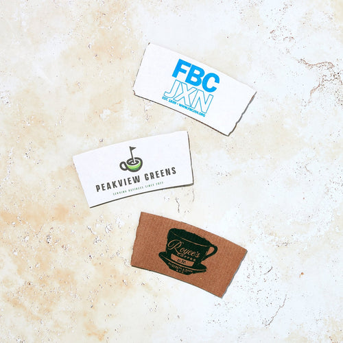 10-20oz Custom Full Color Paper Coffee Cup Sleeve