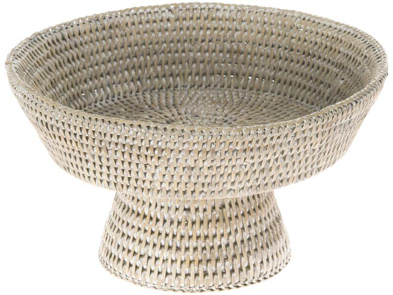 La Jolla Pedestal Rattan Fruit Bowl