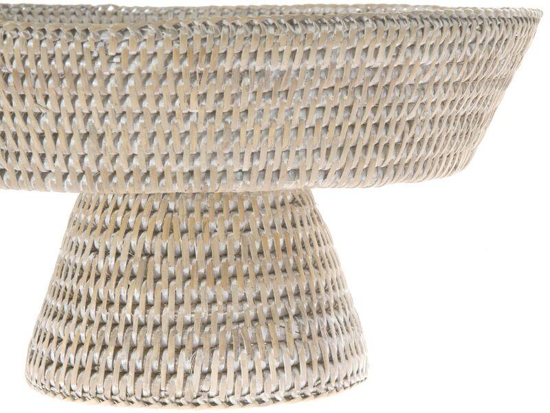 La Jolla Pedestal Rattan Fruit Bowl
