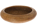 La Jolla Rattan Fruit Bowl, Honey Brown