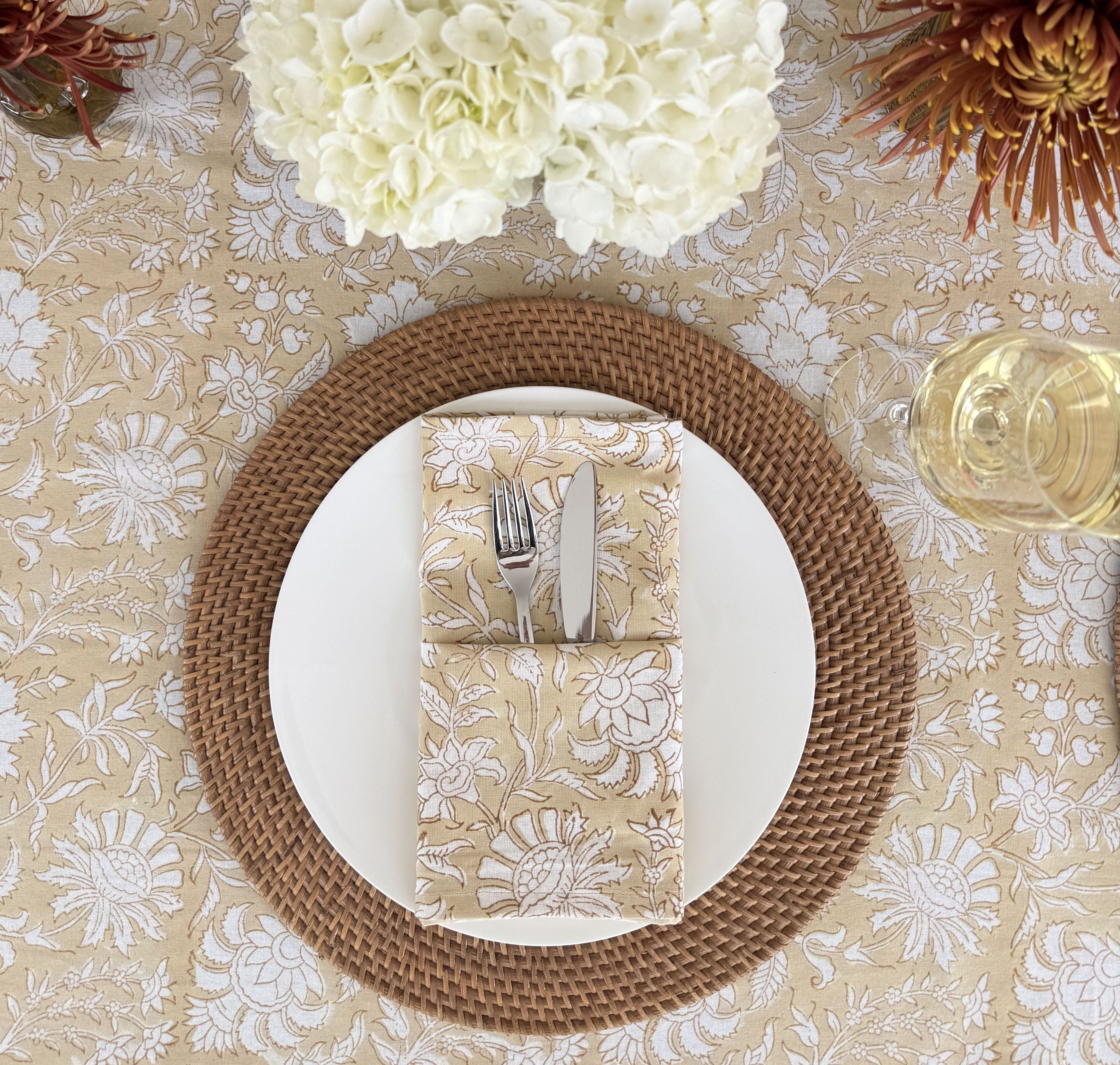 Laguna Round Rattan Placemat, Set of 2