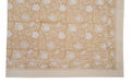 Hand Block Print Tablecloth, Beige