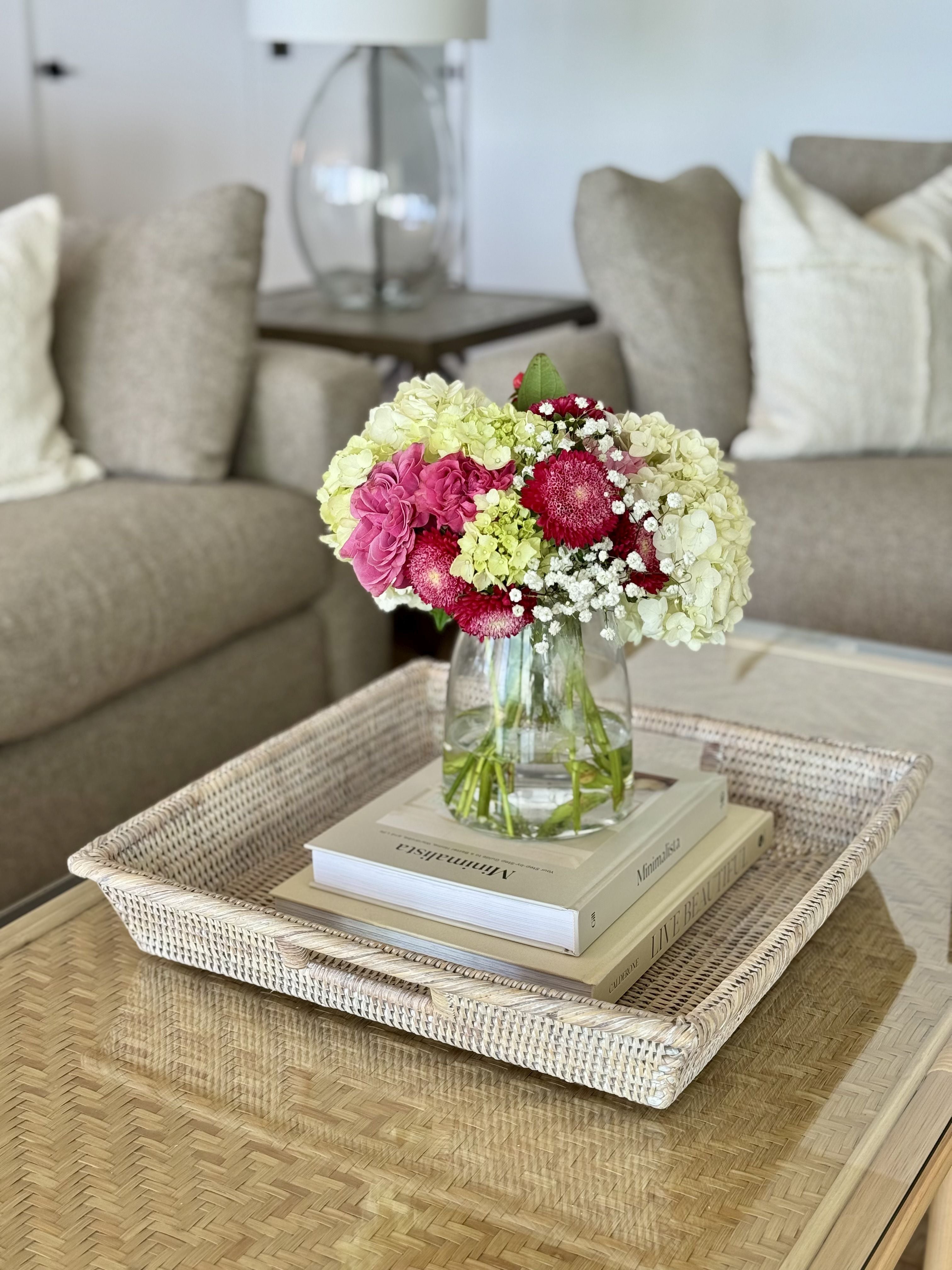 La Jolla Rattan Square Serving Tray