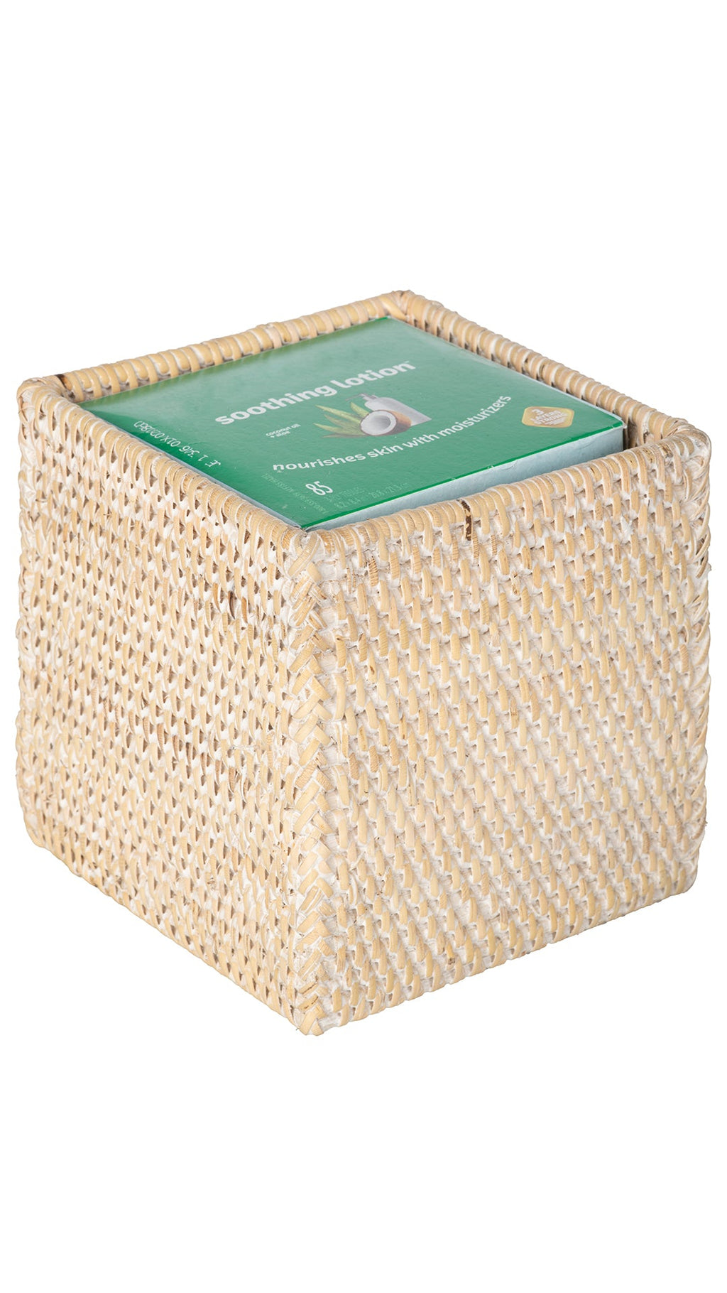 Loma Square Rattan Tissue Box Cover