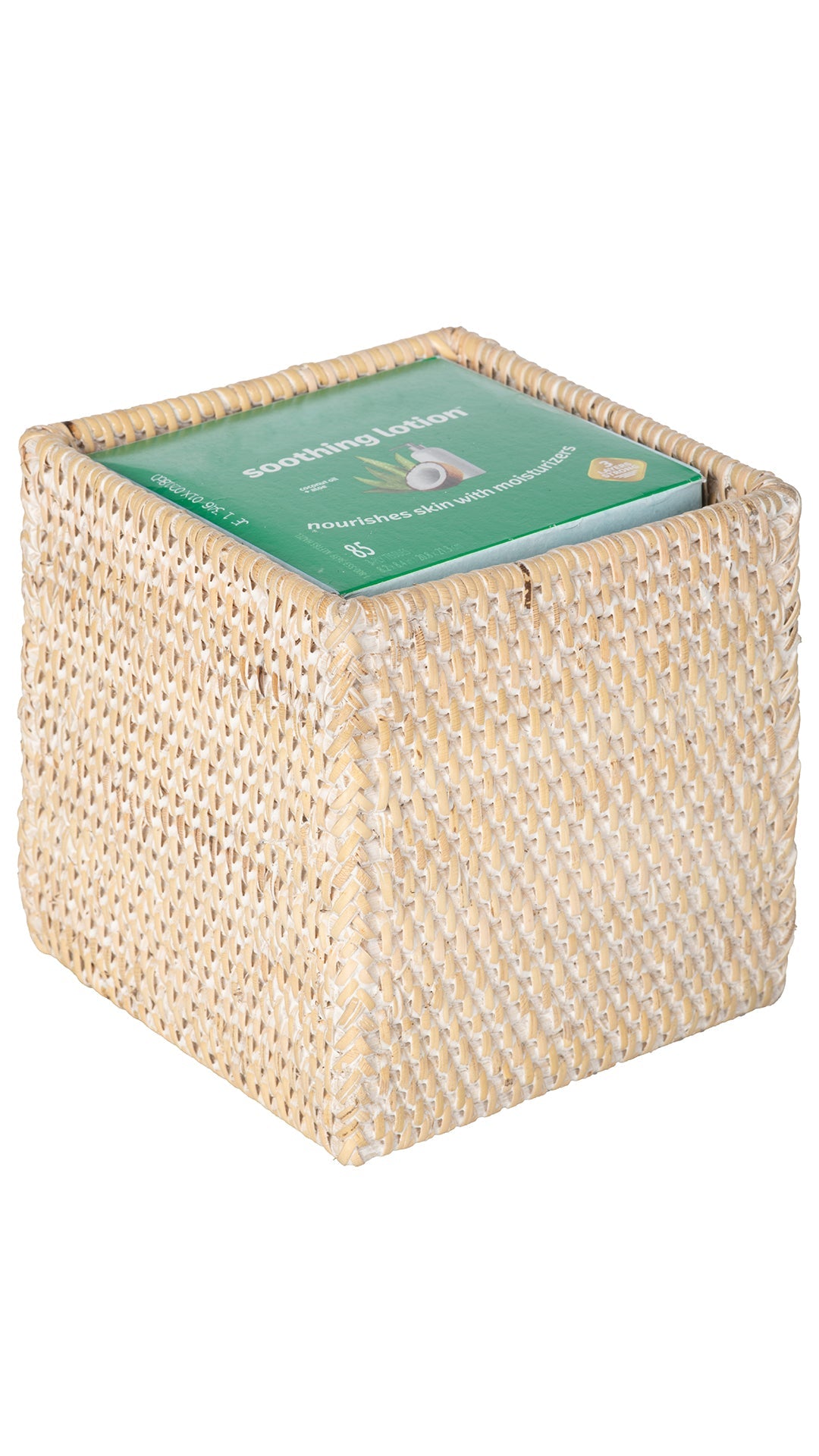 Loma Square Rattan Tissue Box Cover