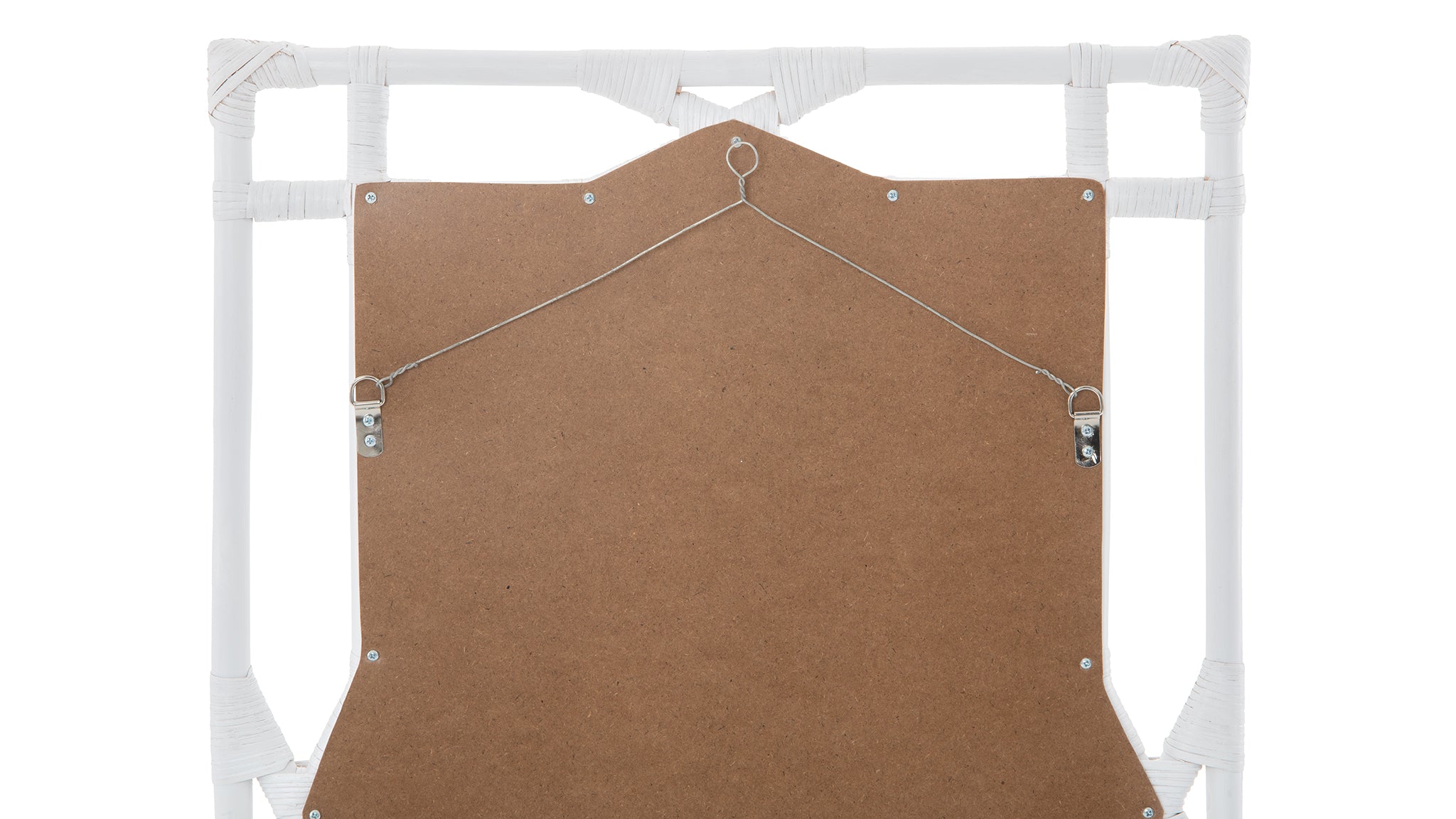 Rectangular Rattan Decorative Chippendale Wall Mirror