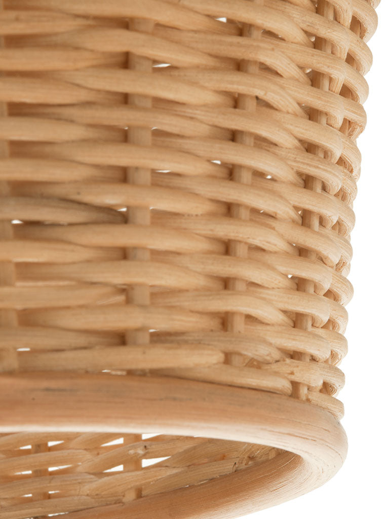 Wicker Pod Pendant Lamp, Natural