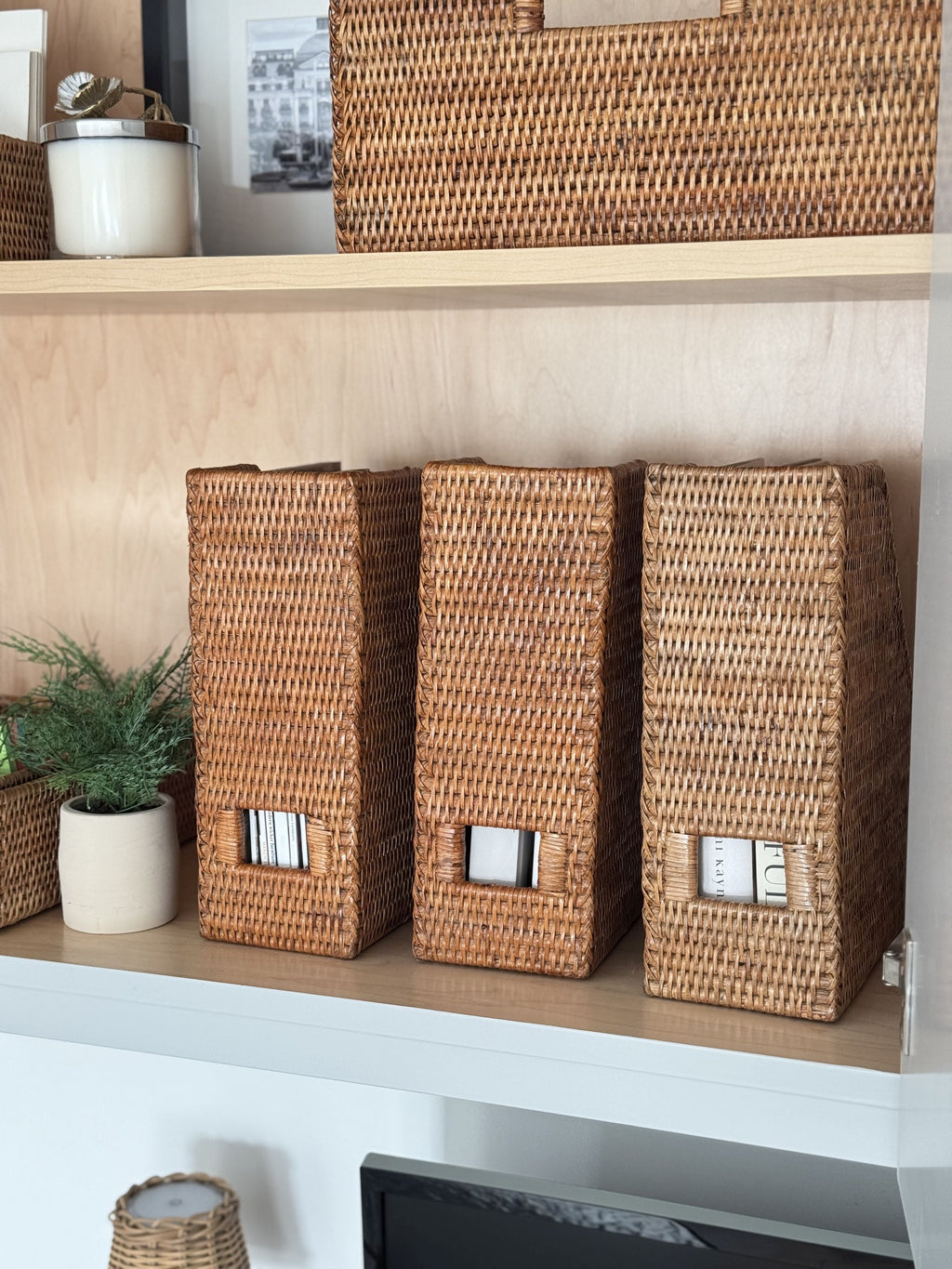 La Jolla Rattan Magazine File