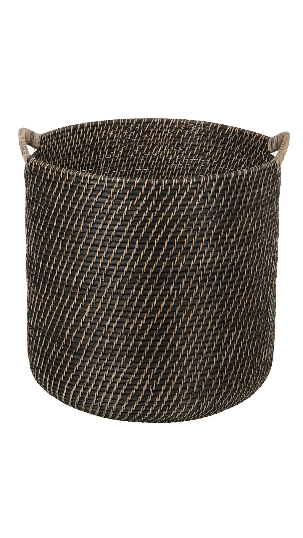 Laguna Round Rattan Storage Basket with Ear Handles