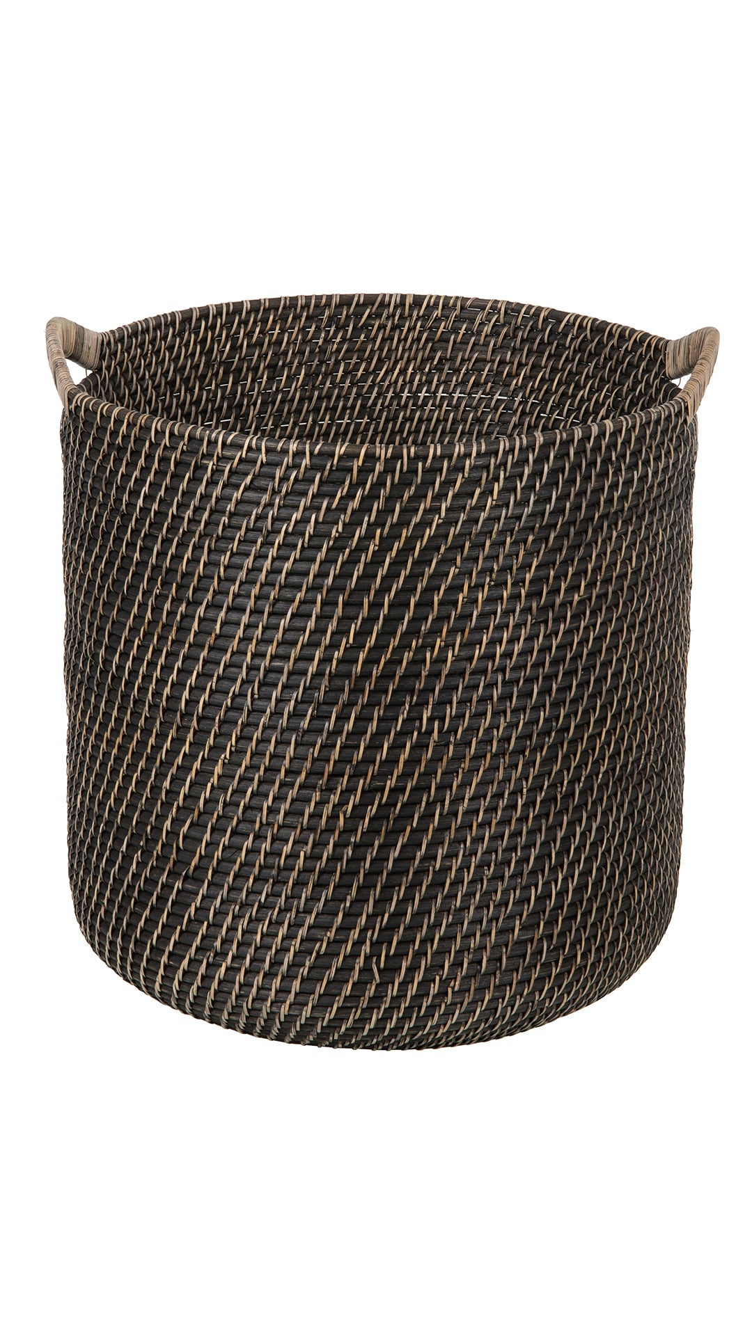 Laguna Round Rattan Storage Basket with Ear Handles