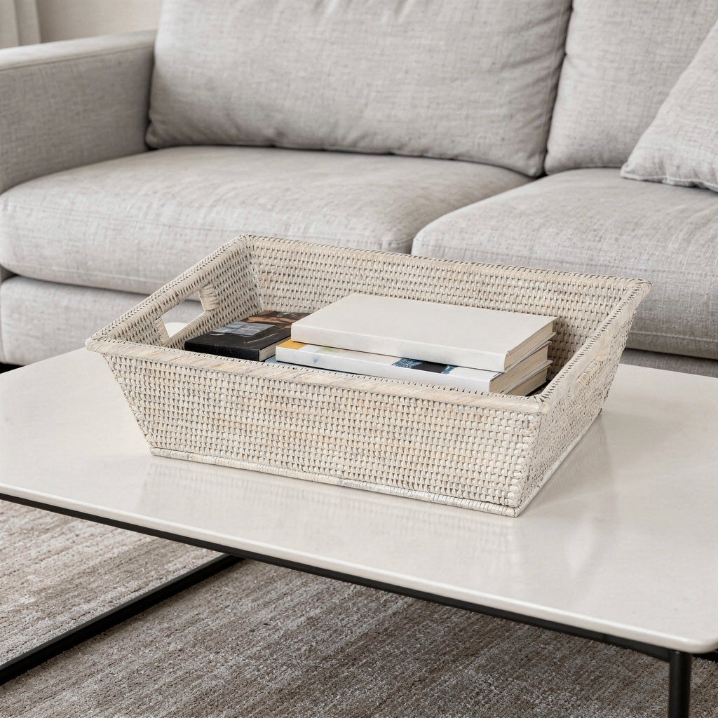 La Jolla Rectangular Multi Purpose Shelf and Storage Basket, Large