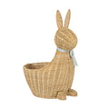 Wicker Bunny Decorative Storage and Toy Basket, Natural