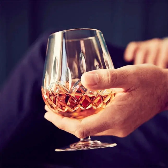Waterford Crystal Lismore Connoisseur Brandy Balloon Glasses Set of 2