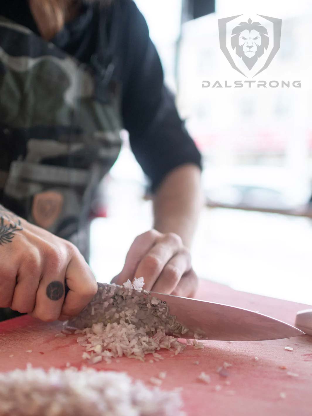 Chef's Knife 8" | White G10 Handle | Phantom Series | Dalstrong ©