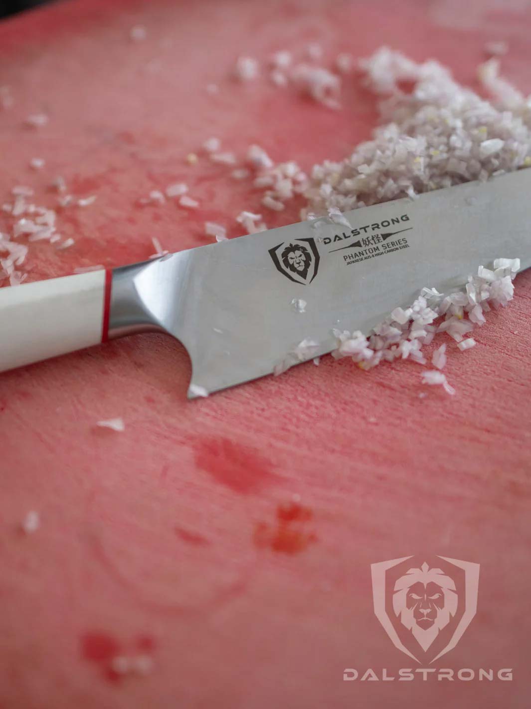 Chef's Knife 8" | White G10 Handle | Phantom Series | Dalstrong ©
