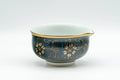 Japanese Katakuchi - 九谷焼 Floral Aochibu Kutani-yaki Porcelain Water Cooler - 110ml