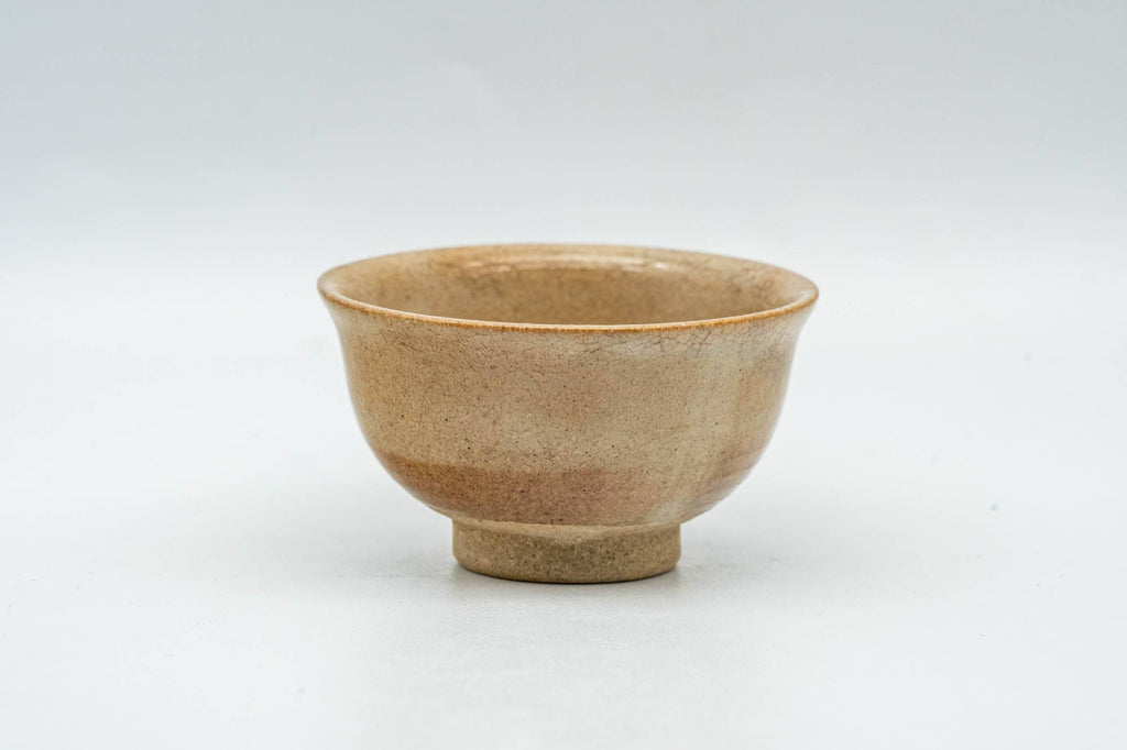 Japanese Teacup - 天鵬山 Tsubaki Kiln - Tiny Hagi-yaki Guinomi - 25ml