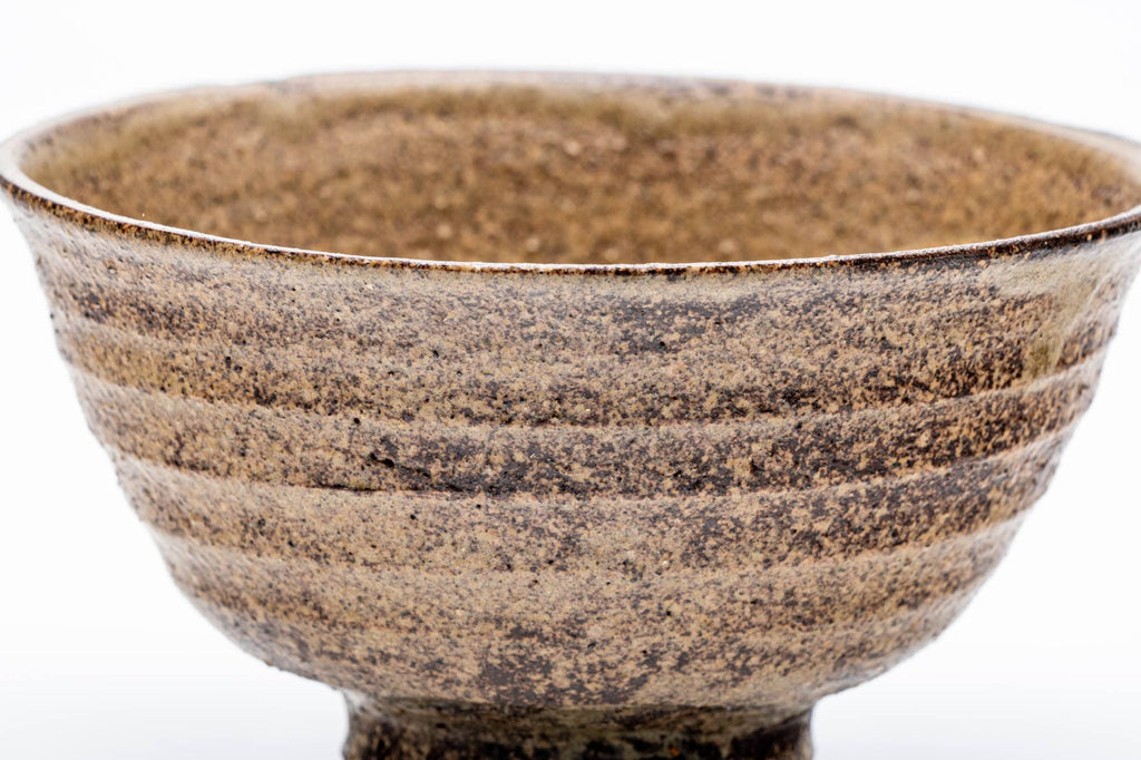 Japanese Matcha Bowl - Rokurome Speckled Irabo-style Chawan - 400ml