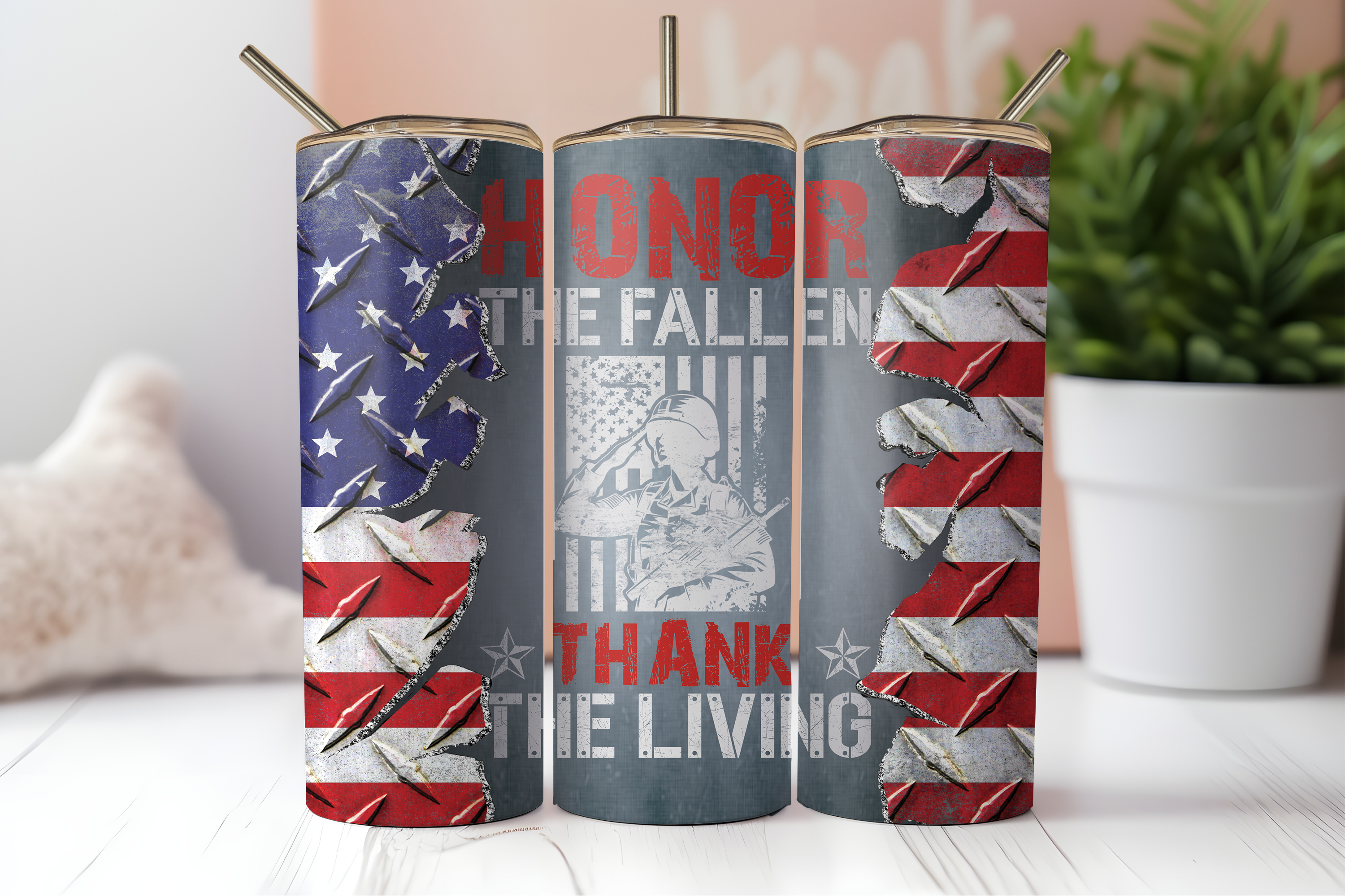 Assorted Ready to Press Sublimation Tumbler Prints (10 Pack) - Veteran's Day
