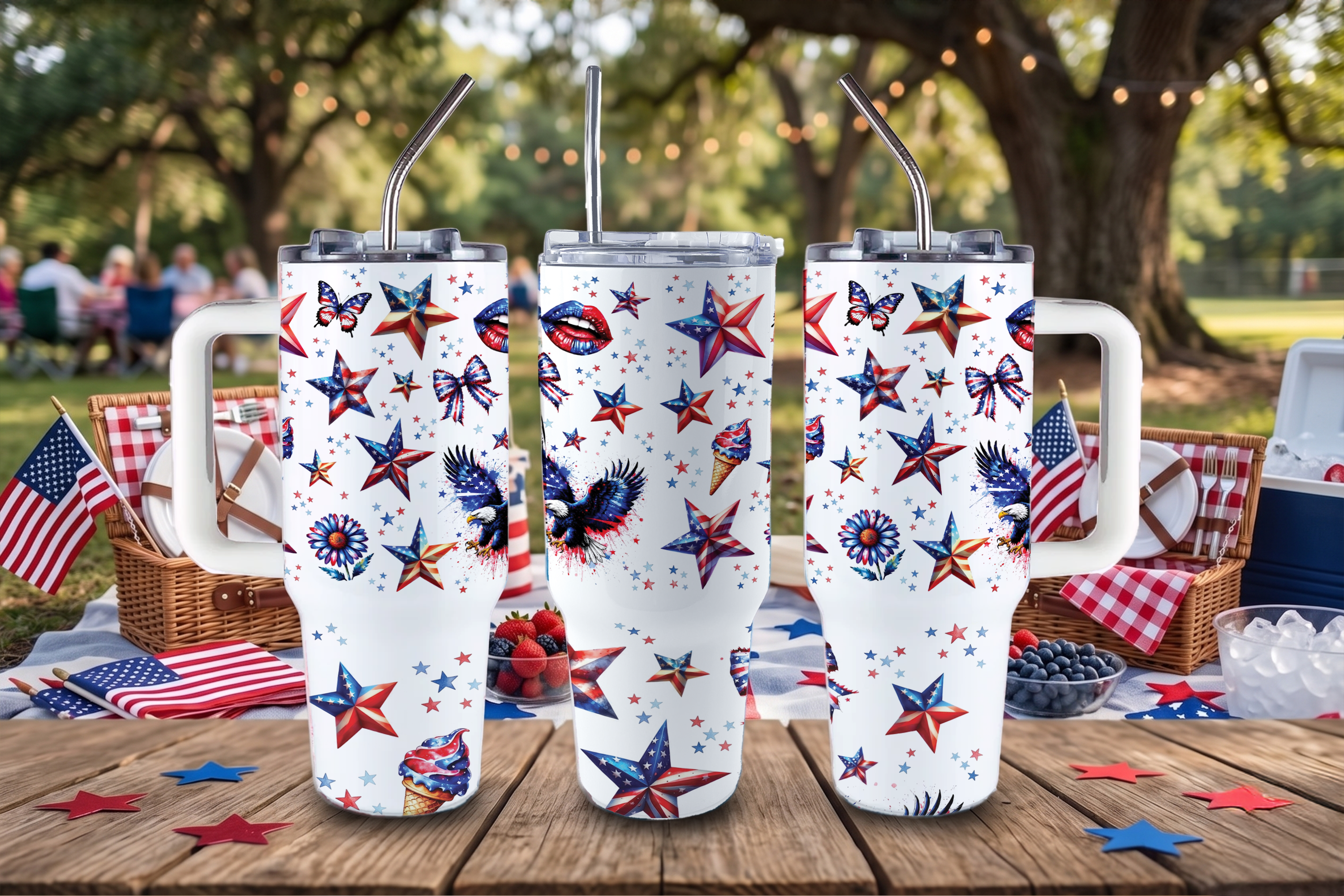 Assorted Ready to Press Sublimation Tumbler Prints (12 Pack) - America 250