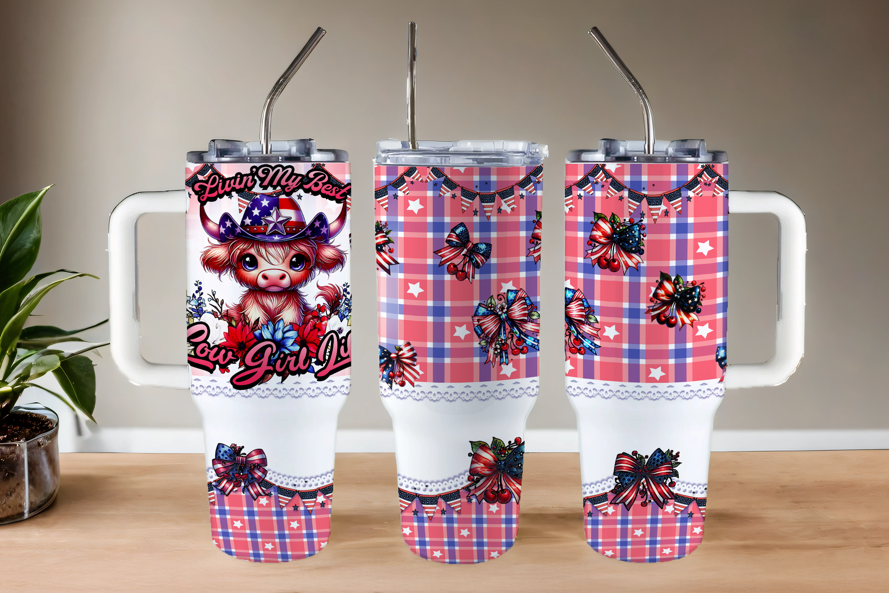 Digital Sublimation Designs - Fourth of July Tumbler Wraps