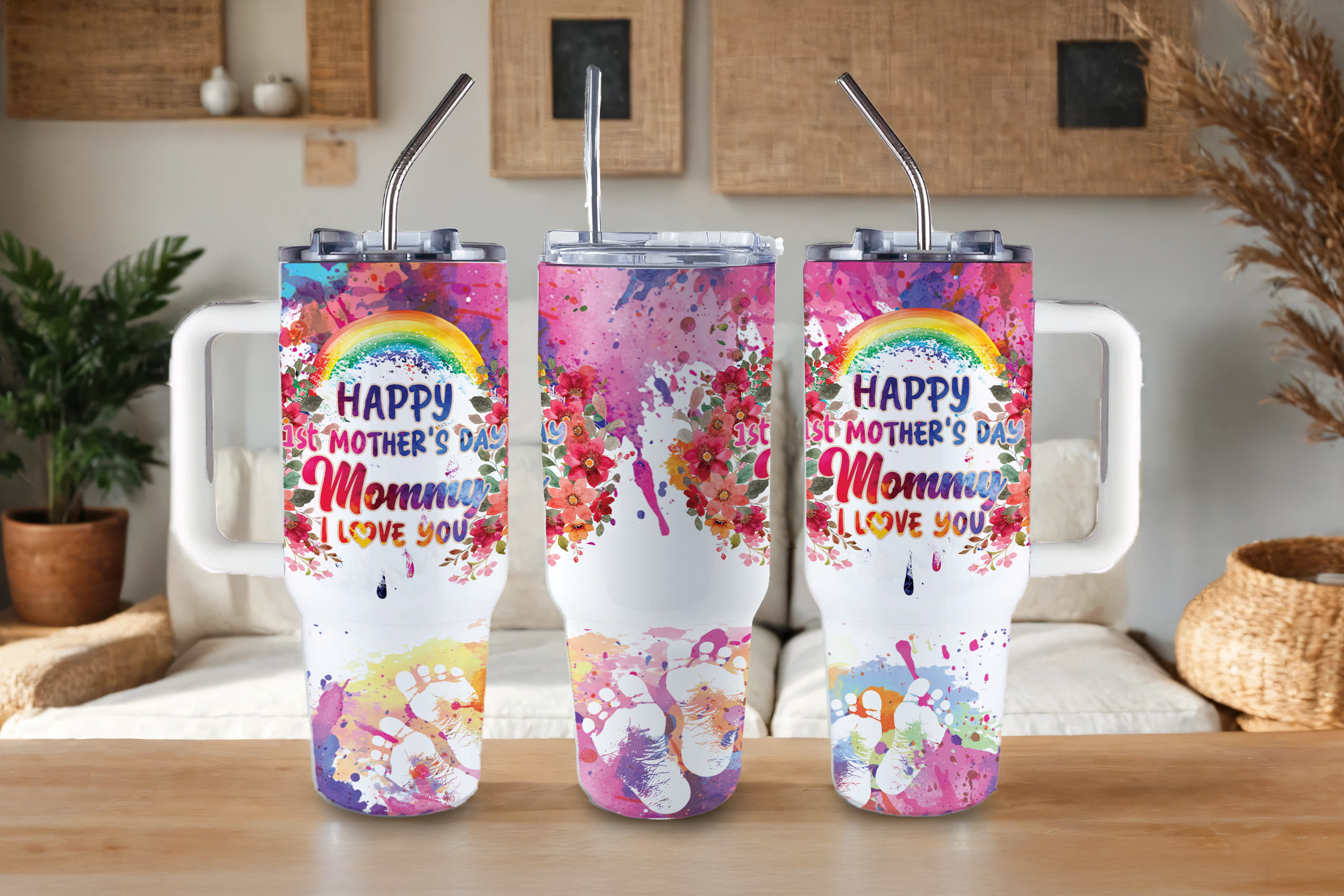 Assorted Ready to Press Sublimation Tumbler Prints (12 Pack) - Mom Vibes
